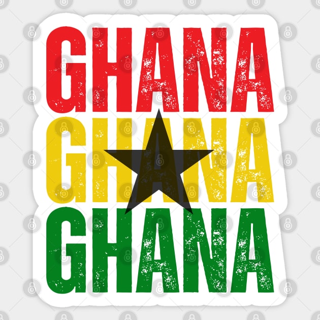 Ghana flag, ghanese flag Sticker by eka123